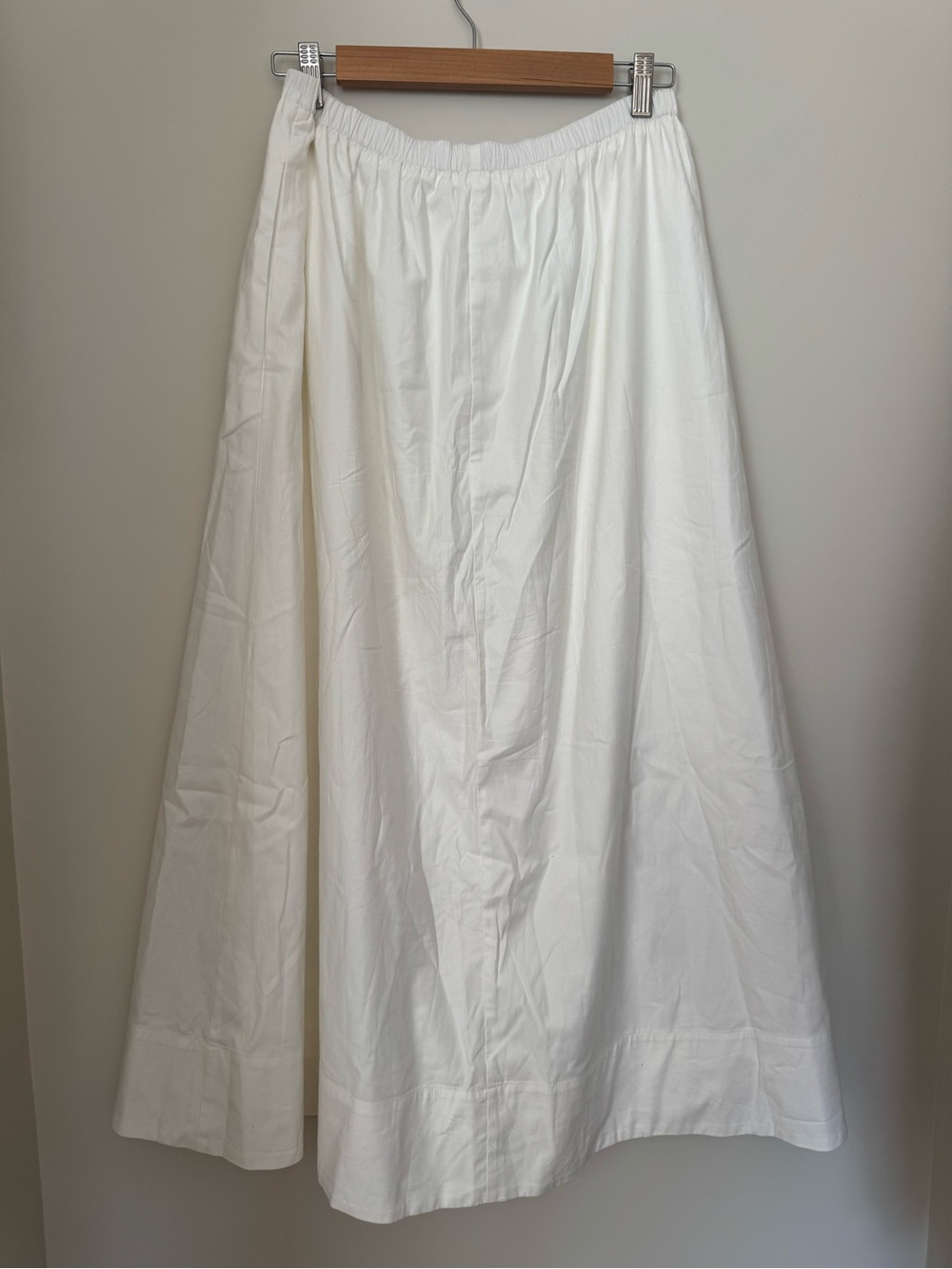 CAARA Astrid Organic Cotton Maxi Skirt White M - Picture 7 of 12